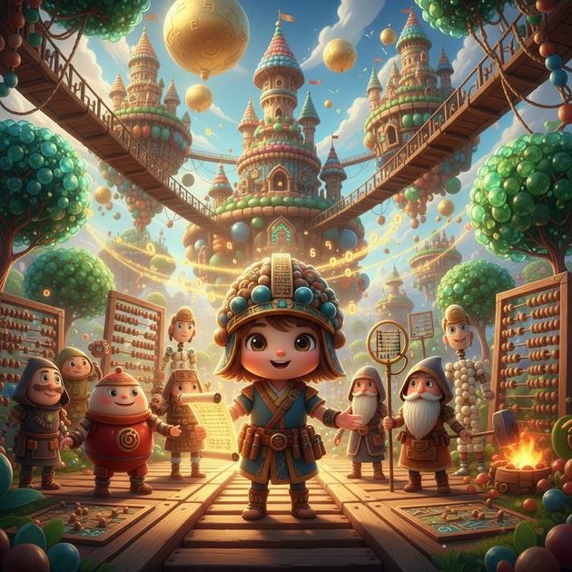 Abacus Quest: The Five Formulas - Jabali AI Poster