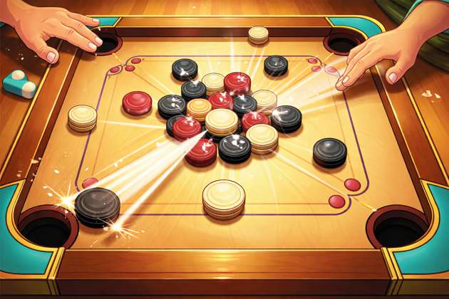 Carrom Clash Deluxe - Jabali AI Poster