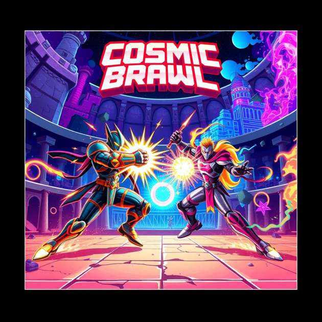 Cosmic Brawl - Jabali AI Poster