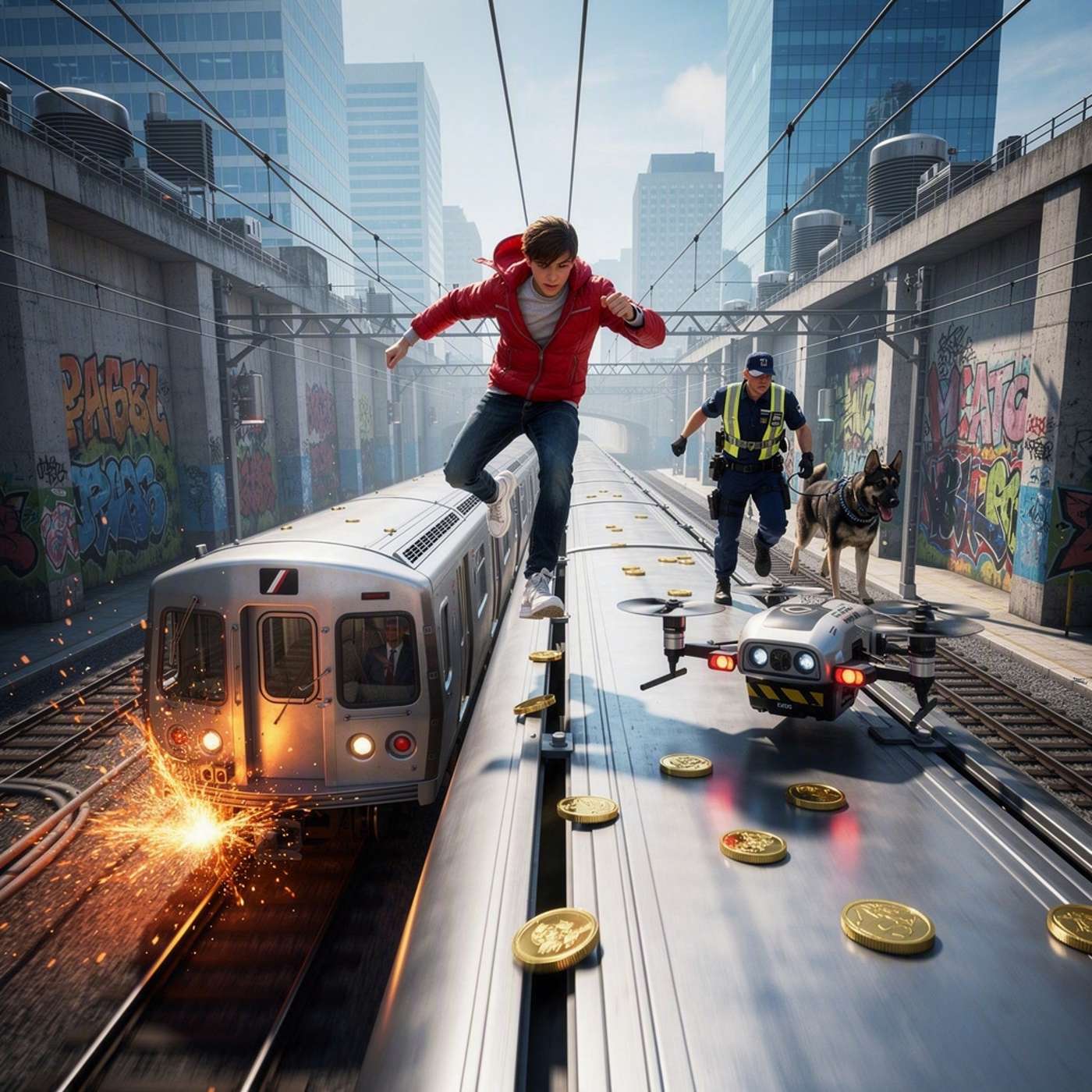 Metro Rush game artwork