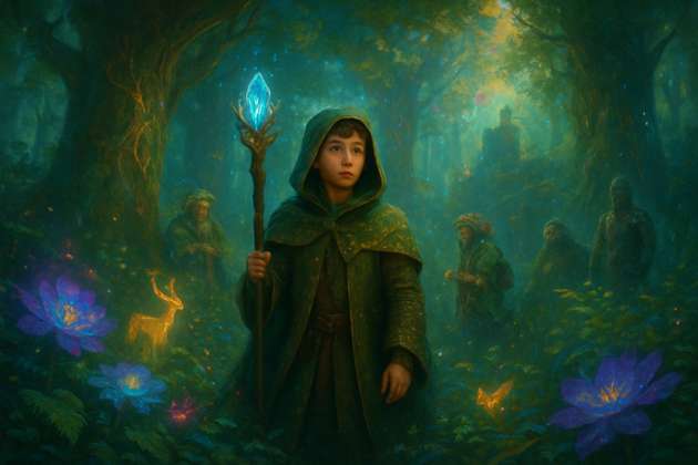 Floresta Ancestral - Jabali AI Poster