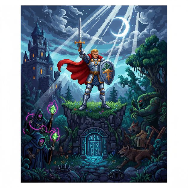 Light of Elderglen - Jabali AI Poster