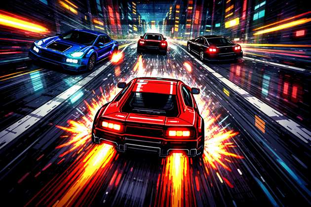 Turbo Drift Rush - Jabali AI Poster