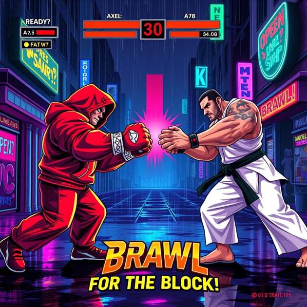 Brawl for the Block - Jabali AI Poster