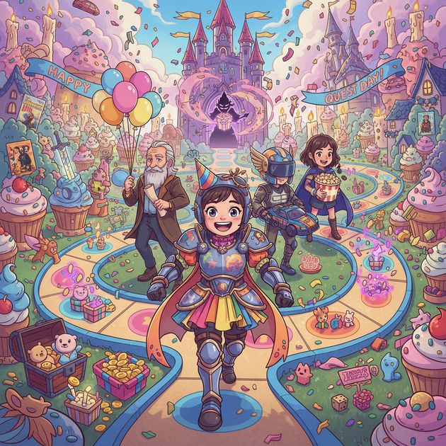 Birthday Quest Adventure - Jabali AI Poster