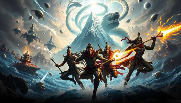 Astra-Loka: Samudra Manthan - Jabali AI Poster