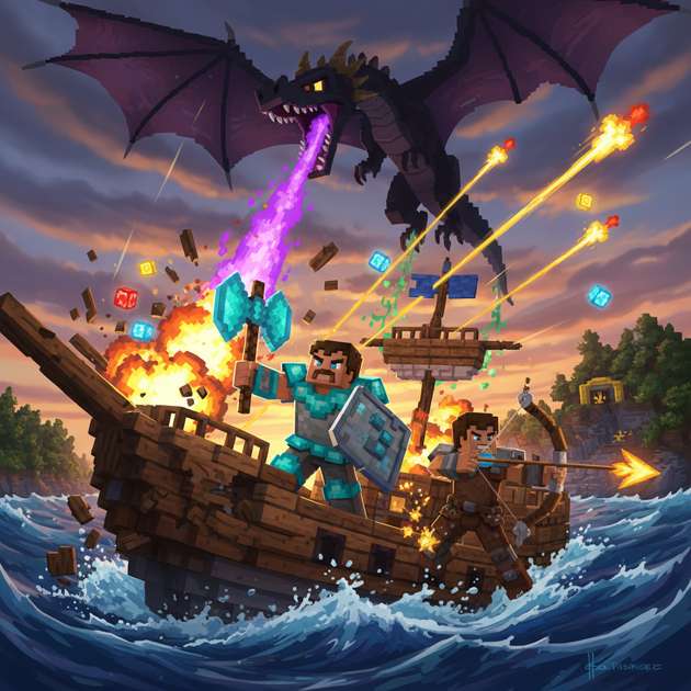 Dragoncraft Sea Assault - Jabali AI Poster