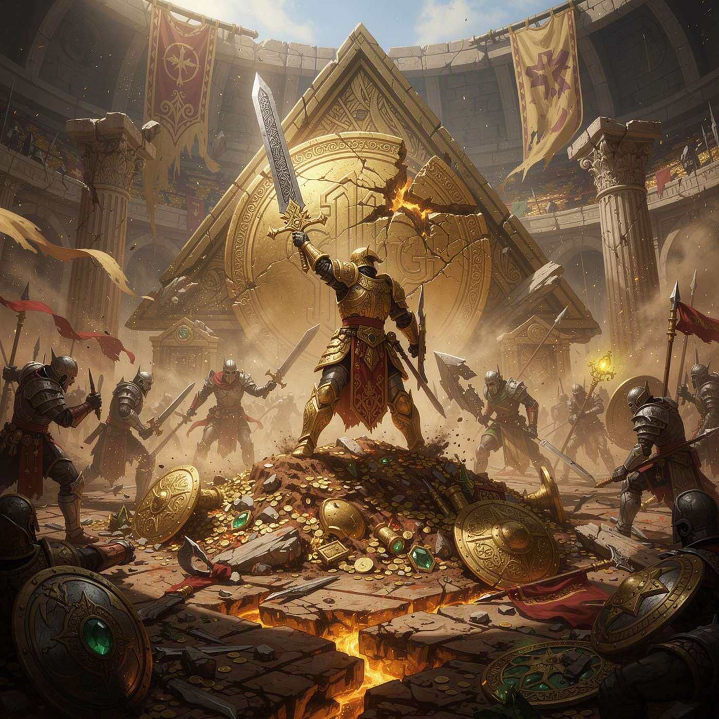 Old Is Gold Battlegrounds game artwork