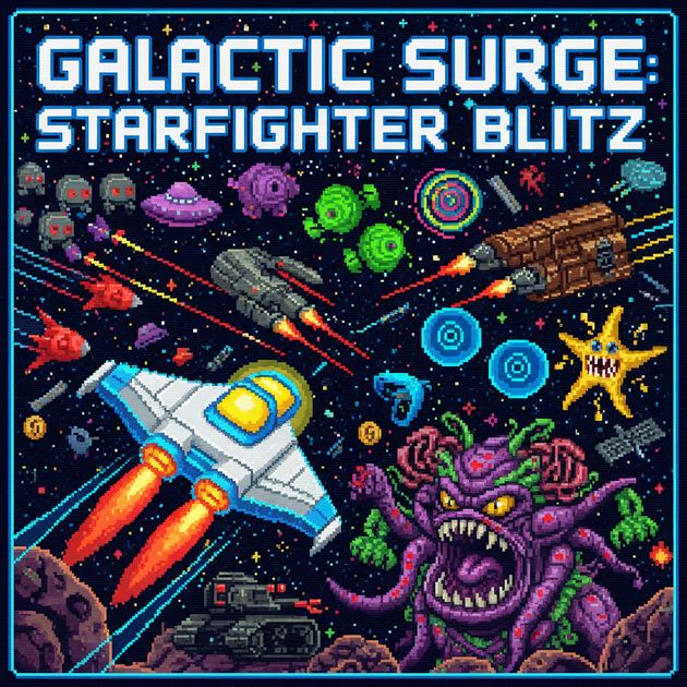 Galactic Surge: Starfighter Blitz - Jabali AI Poster