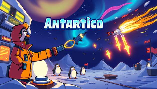 Penguin Colony: Arctic Siege - Jabali AI Poster