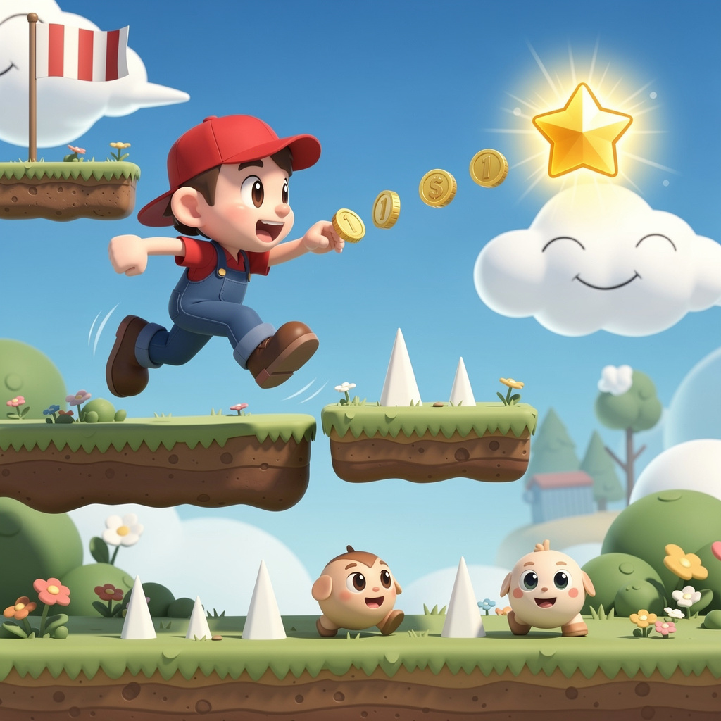 Jumpy Boy Adventure - Instant game by Jabali AI