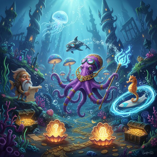 Abyssal Quiz Quest - Jabali AI Poster