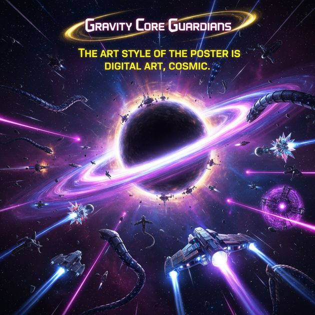 Gravity Core Guardians - Jabali AI Poster