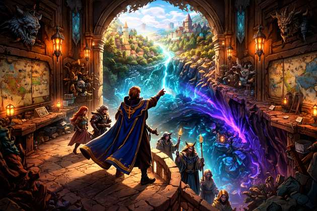 Veilward Guild - Jabali AI Poster