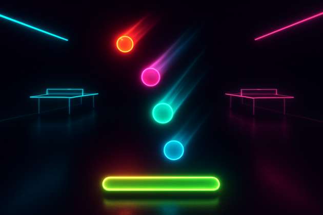 Neon Reflex Arena - Jabali AI Poster