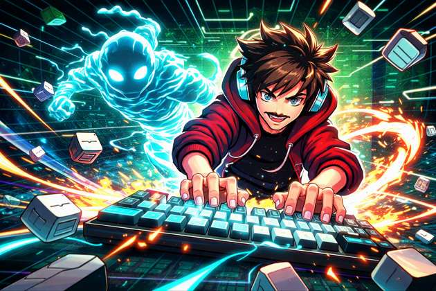 Ghost Typist Rush - Jabali AI Poster