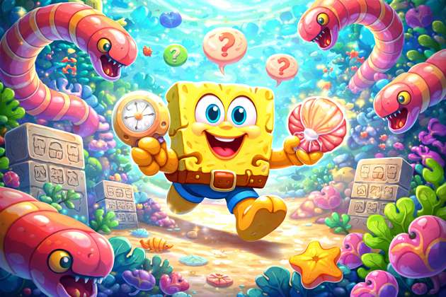 Reef Riddles and Worm Wars - Jabali AI Poster