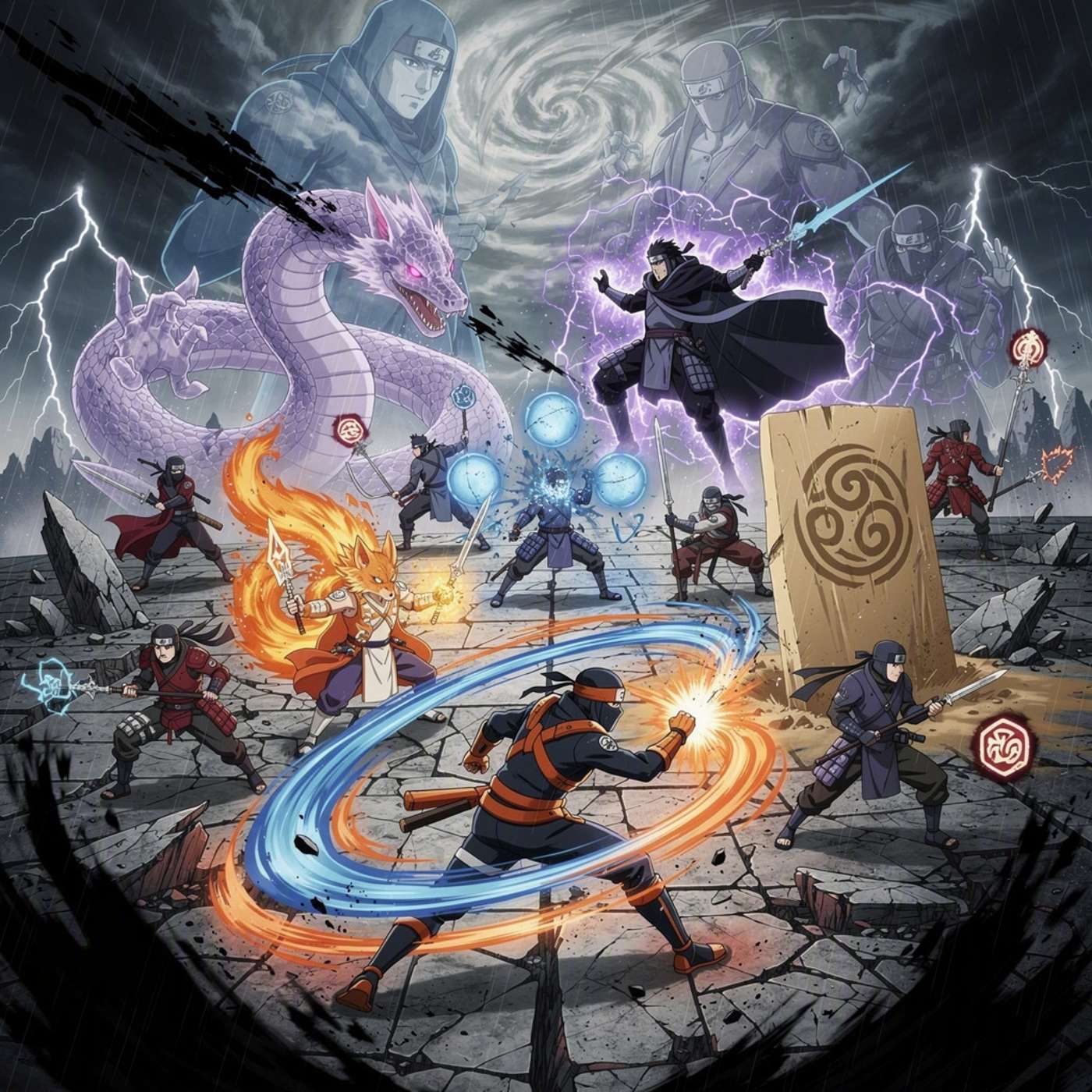 Naruto Ultimate Jutsu Clash 3D game artwork