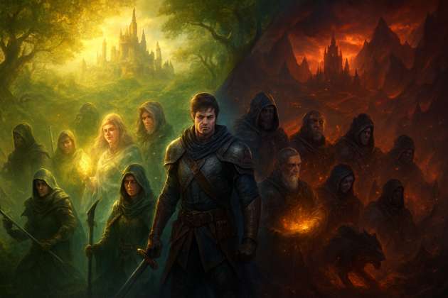 Factions of Light and Fury - Jabali AI Poster