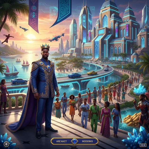 The Kingdom Islands - Jabali AI Poster