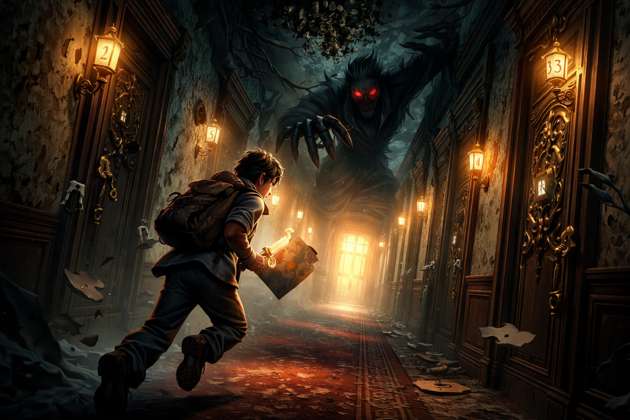 Haunted Hotel Escape - Jabali AI Poster