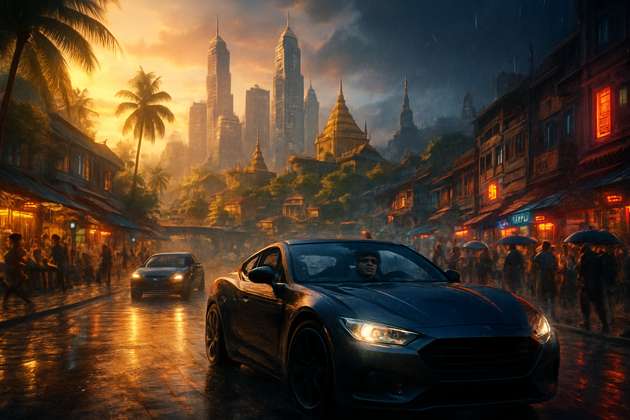 Urban Pulse: Southeast Drive - Jabali AI Poster