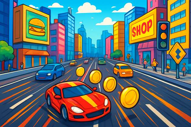 City Lane Dash - Jabali AI Poster