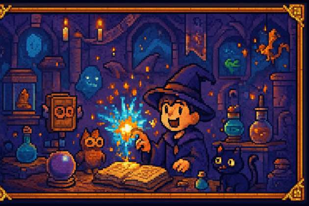 Pixel Potion Academy - Jabali AI Poster