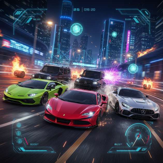 Elite Velocity: Combat Circuit - 3D Racing by Jabali AI