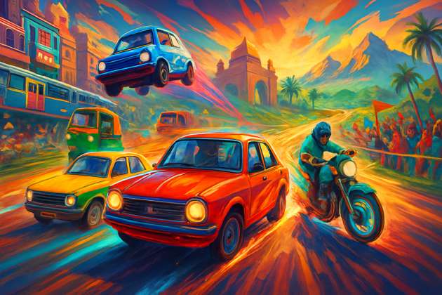 Turbo Tarmac: India Showdown - Jabali AI Poster