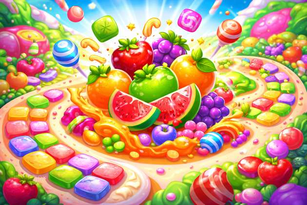 Fruit Frenzy Crush - Jabali AI Poster