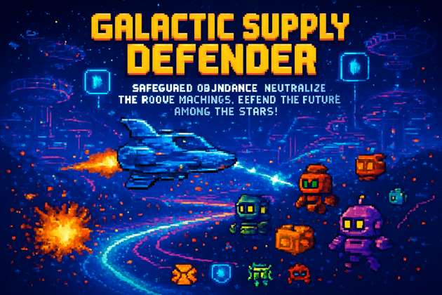 Galactic Supply Defender - Jabali AI Poster