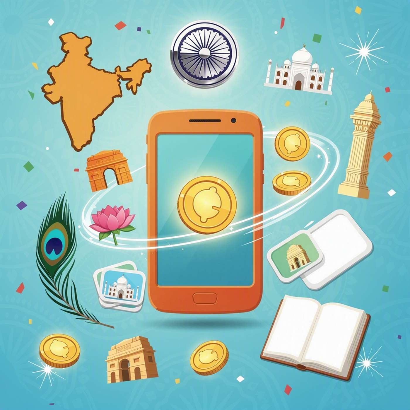 भारत ज्ञान क्विज़ धमाका game artwork