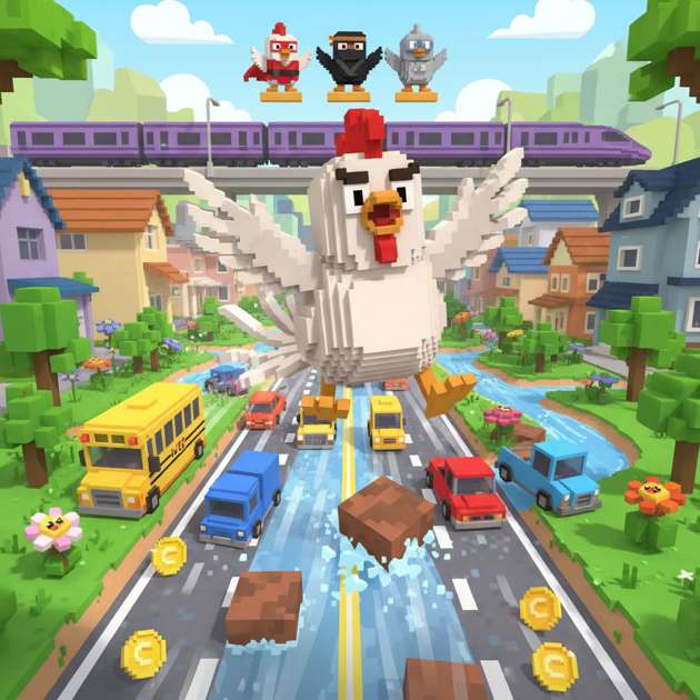 Chicken Road Challenge - Jabali AI Poster