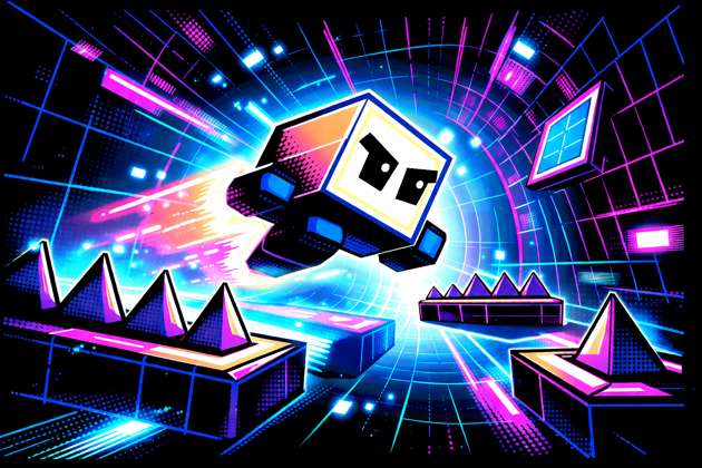 GeoDash Rush - Jabali AI Poster