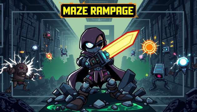Maze Rampage - Jabali AI Poster