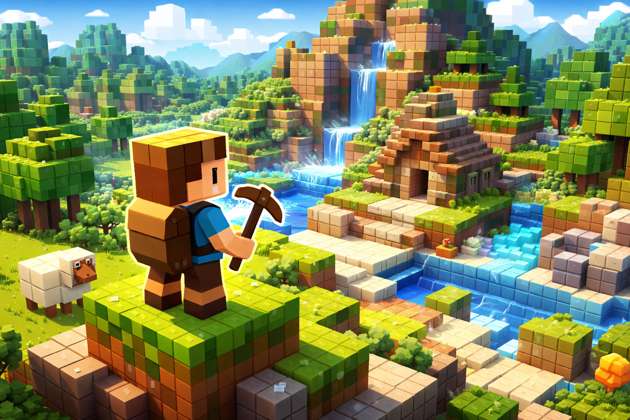 Blocky Wilds - Jabali AI Poster
