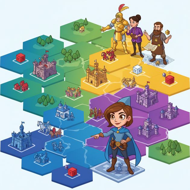 HexaConquest - Jabali AI Poster