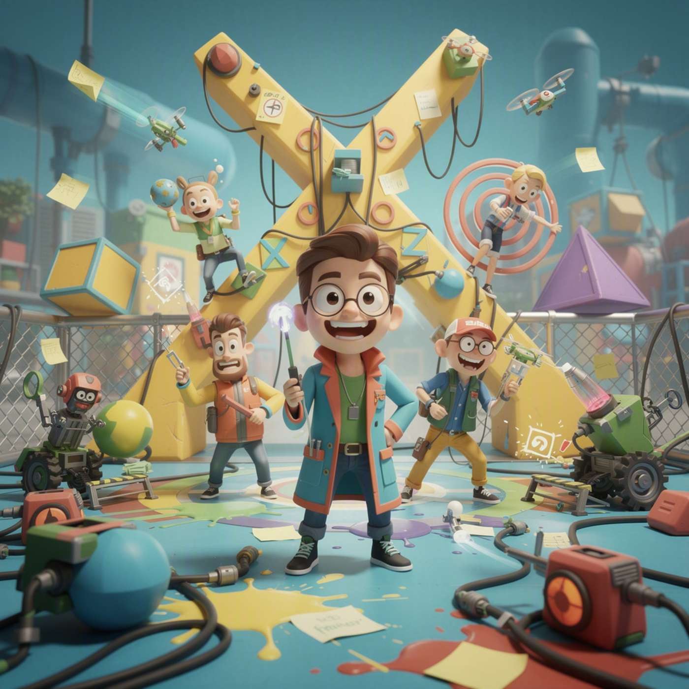 Crazy XYZ Team Challenge game artwork