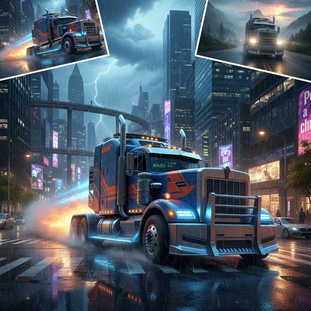 Urban Torque Rush - Jabali AI Poster