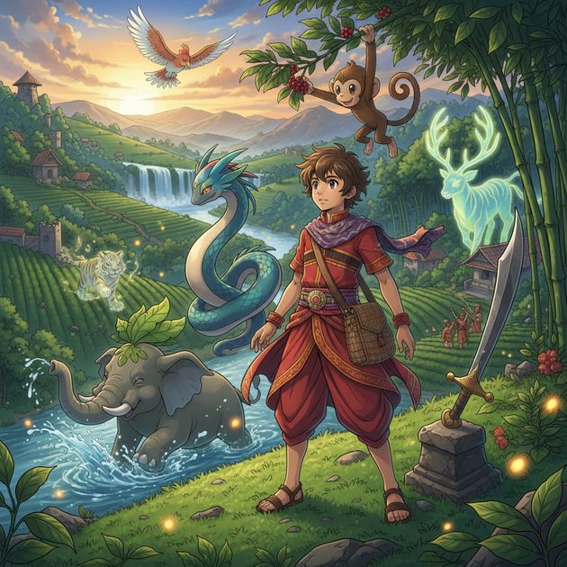 Pokémon Spirits of Coorg - Jabali AI Poster