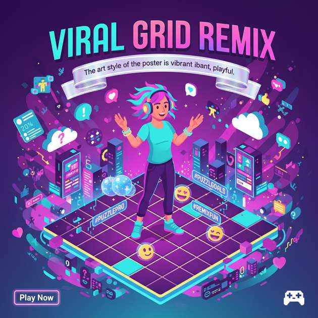 Viral Grid Remix - Jabali AI Poster
