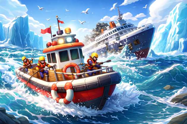 Iceberg Rescue - Jabali AI Poster