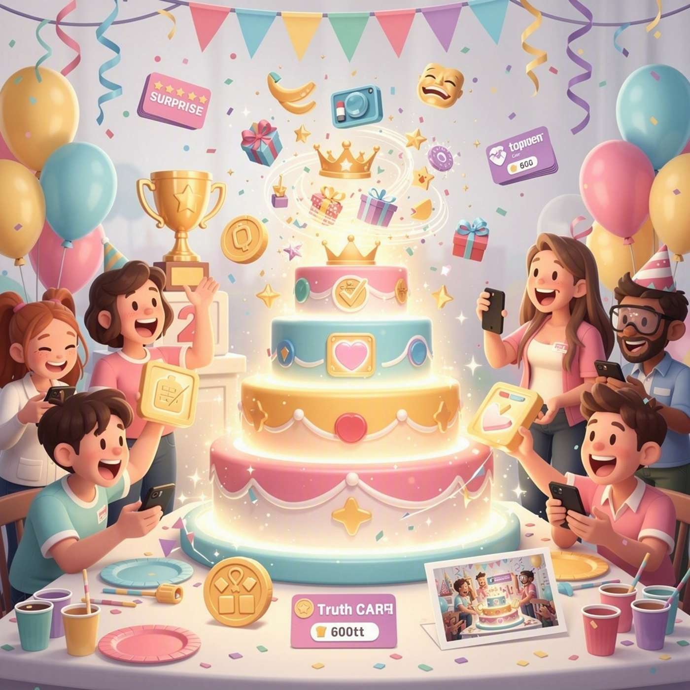 Jogo do Niver Party game artwork