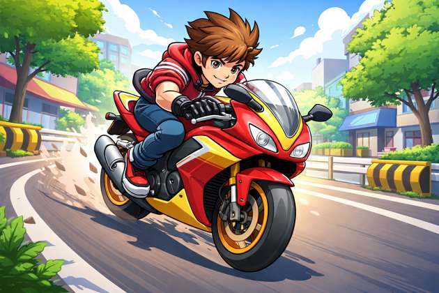 Rapid Bike Ride - Jabali AI Poster