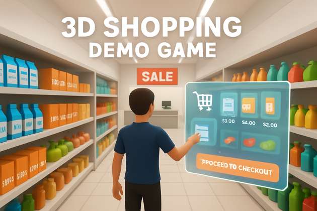 Shop Cart 3D - Jabali AI Poster