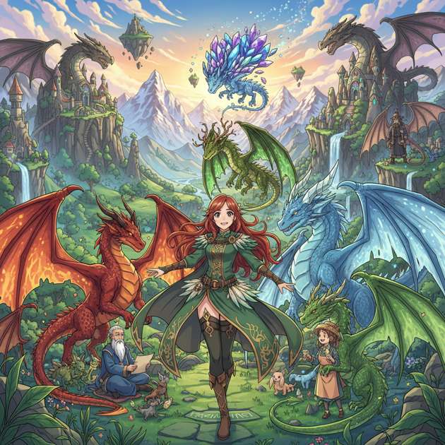 Dragon Keeper Saga - Jabali AI Poster