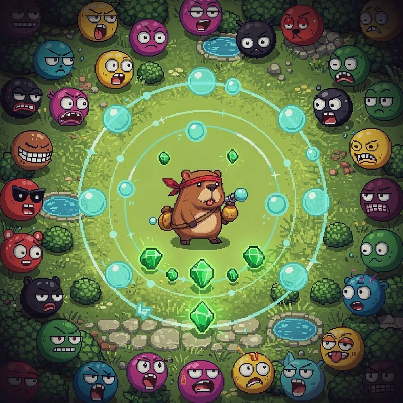 Capybara Survivors game artwork