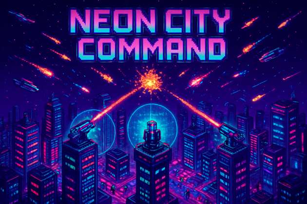 Neon City Command - Jabali AI Poster