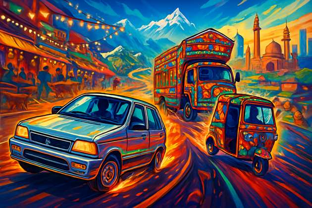 Road Rivals: Pakistan - Jabali AI Poster